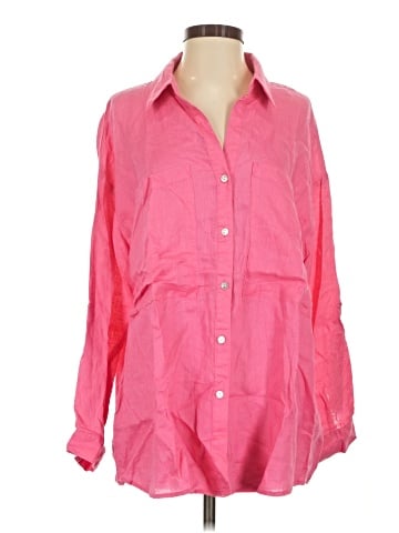Magaschoni Long Sleeve Button-Down Shirt (view 1)