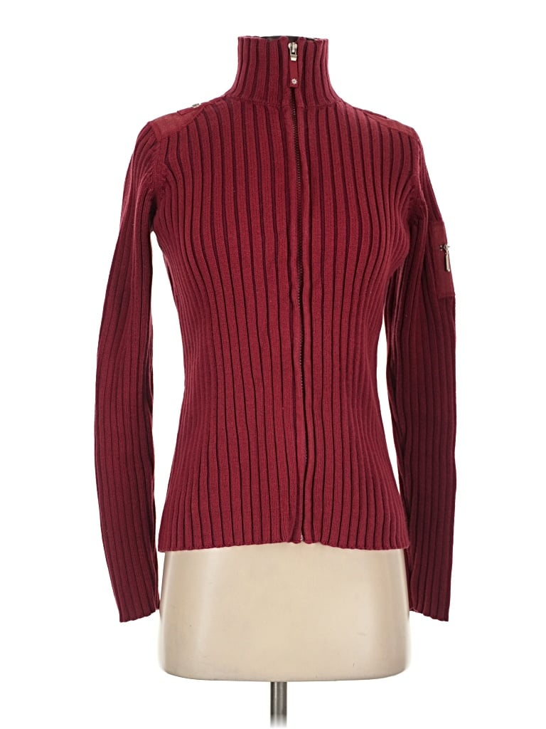 Pre-owned Ruff Hewn Turtleneck Sweater In Burgundy