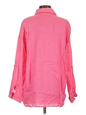 Magaschoni Long Sleeve Button-Down Shirt (view 2)