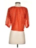 Mine Orange 3/4 Sleeve Blouse Size S - photo 2