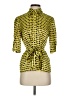 Essentials by Milano Yellow 3/4 Sleeve Blouse Size S - photo 1
