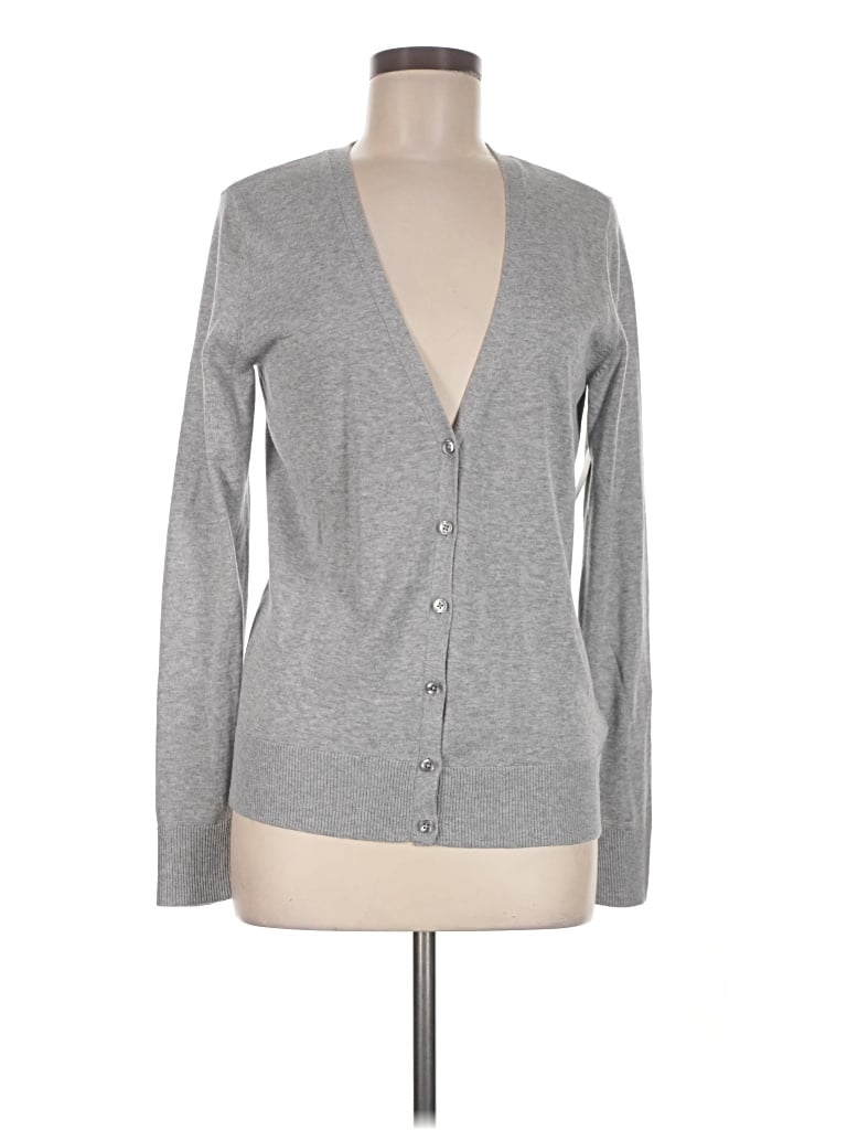 Pre-owned Amazon Essentials Cardigan Sweater In Gray