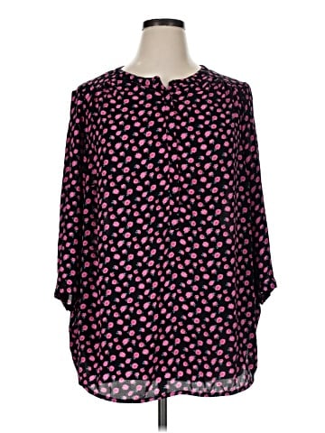 Maison d' Amelie 3/4 Sleeve Blouse (view 1)