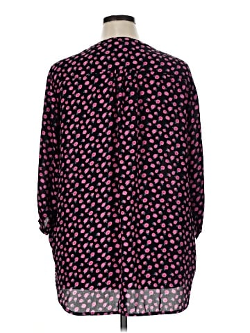 Maison d' Amelie 3/4 Sleeve Blouse (view 2)