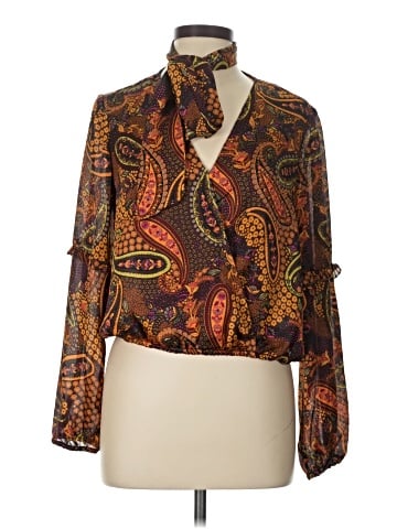 Jessica Simpson Long Sleeve Blouse (view 1)