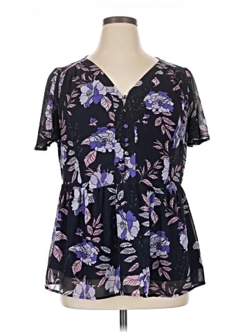Lane Bryant Short Sleeve Blouse (view 1)