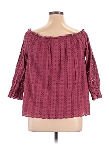 Lane Bryant 3/4 Sleeve Blouse (view 2)