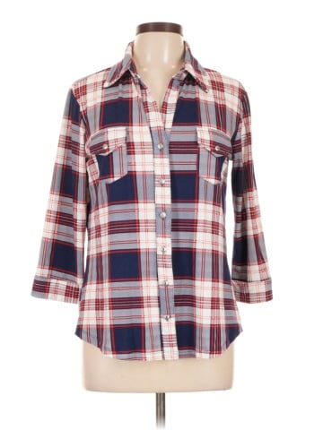 Market and Spruce 3/4 Sleeve Blouse (view 1)