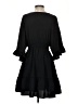 Unbranded 100% Polyester Solid Black Casual Dress Size S - photo 2