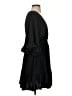 Unbranded 100% Polyester Solid Black Casual Dress Size S - photo 4