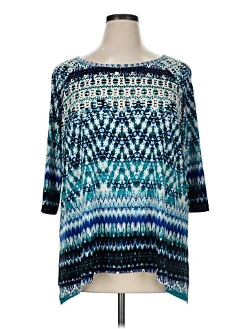 Karen Kane 3/4 Sleeve Blouse (view 1)
