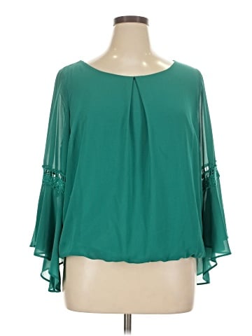By & By 3/4 Sleeve Blouse (view 1)