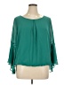 By & By 100% Polyester Teal 3/4 Sleeve Blouse Size 1X - photo 1
