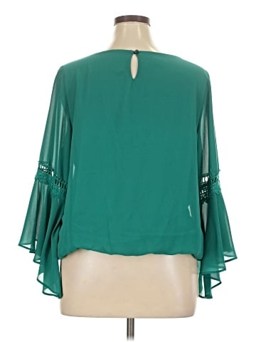 By & By 3/4 Sleeve Blouse (view 2)
