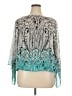 Alfani Teal 3/4 Sleeve Blouse Size 1X - photo 1