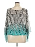 Alfani Teal 3/4 Sleeve Blouse Size 1X - photo 2