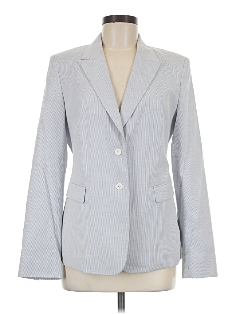 Pre-owned Express Blazer Jacket In Gray