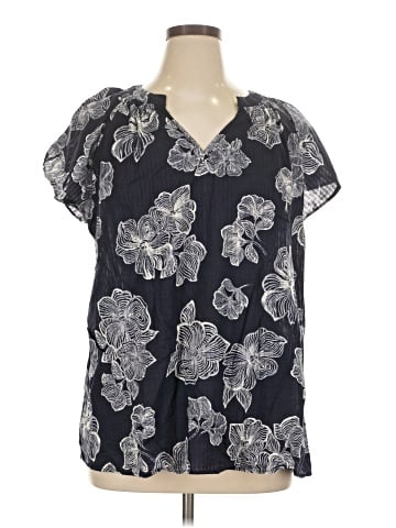 Lane Bryant Short Sleeve Blouse (view 1)