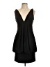AGB Solid Black Cocktail Dress Size 10 - photo 1