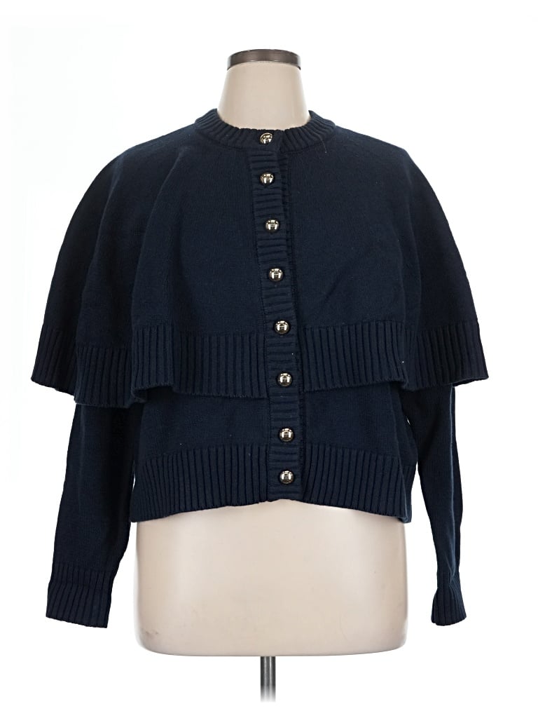 Pre-owned Eloquii Cardigan Sweater In Blue