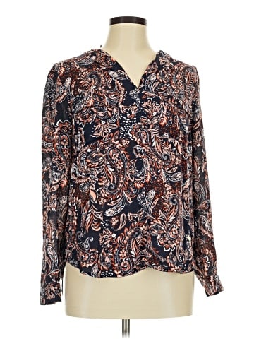 Jones New York Signature Long Sleeve Blouse (view 1)