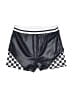More Than Magic Checkered-gingham Silver Athletic Shorts Size S (kids) - photo 1