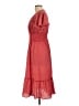Max Studio Polka Dots Red Casual Dress Size L - photo 5