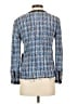 Zara 100% Elastane Tweed Blue Blazer Size XS - photo 2