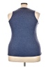 Unbranded Blue Sleeveless T-Shirt Size 3X - photo 2