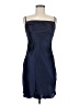 Bebe 100% Polyester Solid Blue Cocktail Dress Size M - photo 1