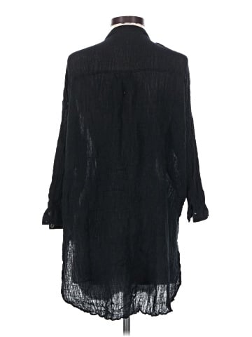 Zara 3/4 Sleeve Button-Down Shirt (view 2)