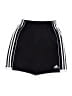 Adidas 100% Polyester Stripes Black Athletic Shorts Size 14 - 16 - photo 1
