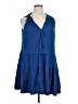 Max Studio Blue Casual Dress Size XL - photo 1
