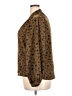 Fun2Fun 100% Polyester Animal Print Brown Long Sleeve Blouse Size XXL - photo 5