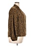 Fun2Fun 100% Polyester Animal Print Brown Long Sleeve Blouse Size XXL - photo 4