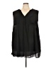 Torrid 100% Polyester Black Sleeveless Blouse Size 5X Plus (6) - photo 1