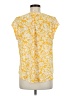 Fun2Fun Yellow Short Sleeve Blouse Size M - photo 2