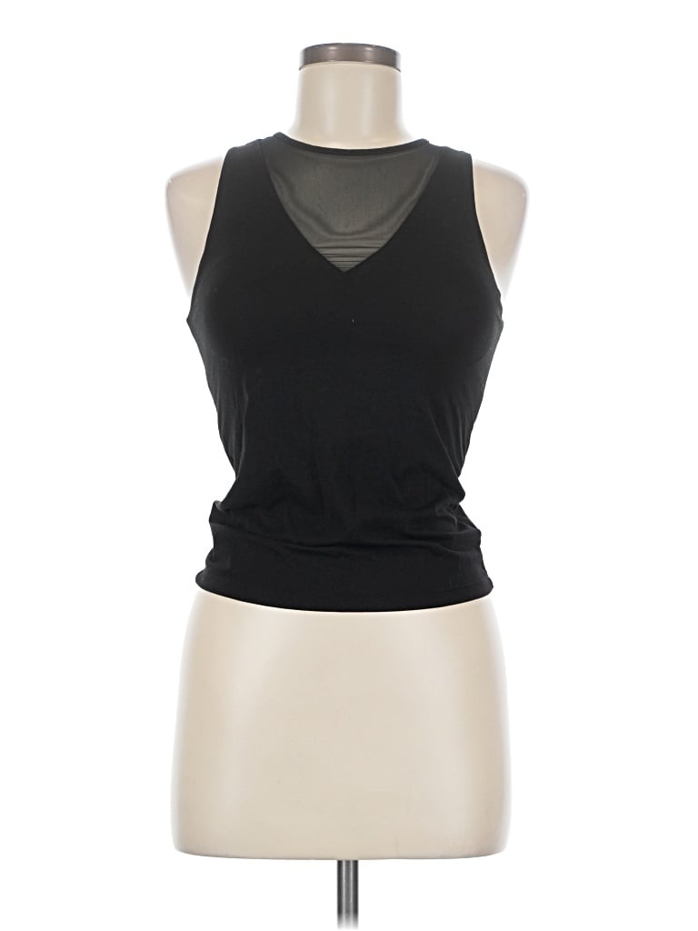 Pre-owned Klassy Network Sleeveless T-shirt In Black