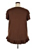 Assorted Brands Brown Short Sleeve Top Size XXXL - photo 2