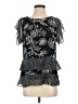 CAbi 100% Polyester Black Short Sleeve T-Shirt Size S - photo 1