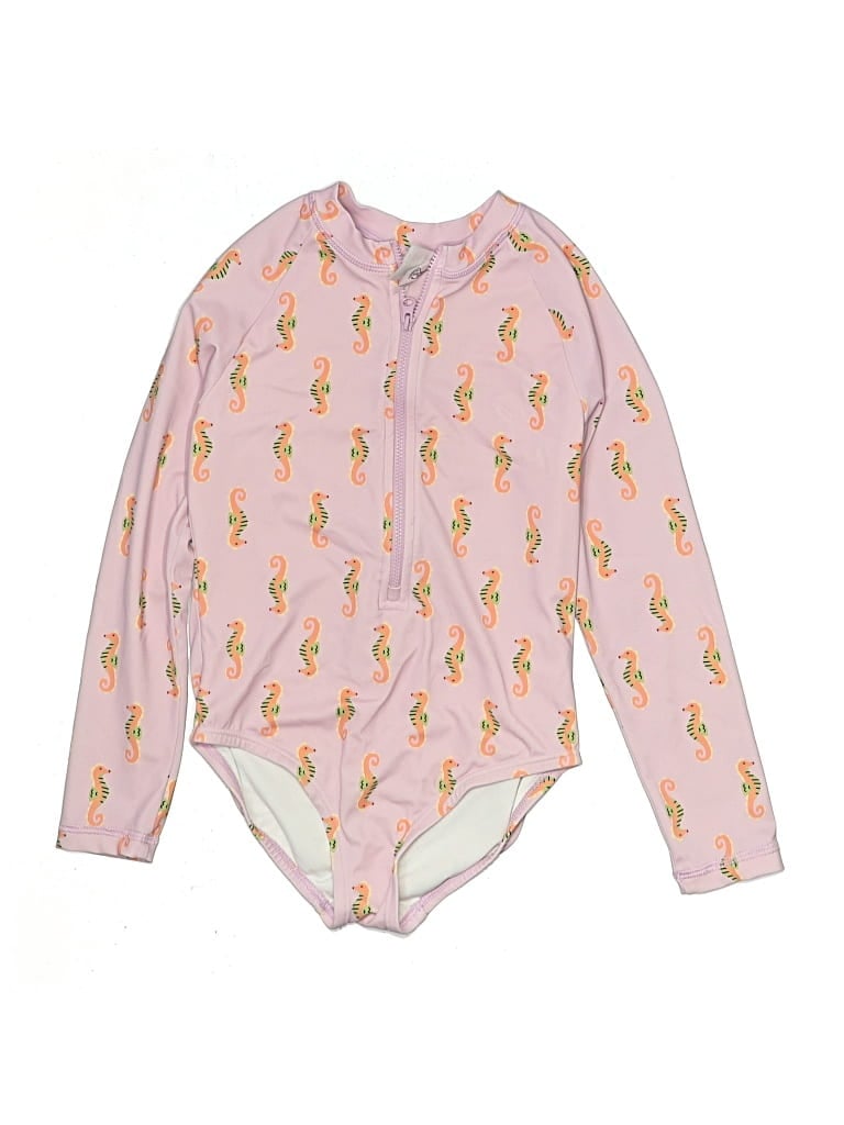Pre-owned Hanna Andersson Kids' Rash Guard In Pink