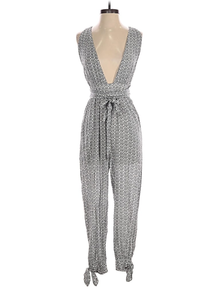 Pre-owned Re:named Jumpsuit In Gray