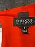 En Focus Studio 100% Polyester Chevron-herringbone Red Casual Dress Size 8 - photo 7