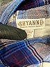 Shyanne Plaid White Blue Sleeveless Button-Down Shirt Size XS - photo 7