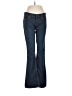 Express Jeans Hearts Blue Jeans Size 4 - photo 1