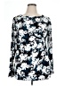 Lane Bryant Blue Long Sleeve Blouse Size 14 - 16 Plus - photo 1