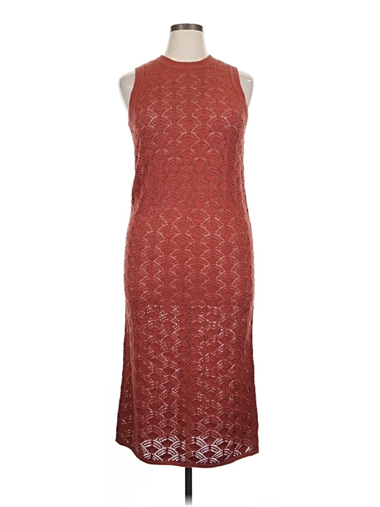 Pre-owned Vero Moda Cocktail Dress In Burgundy