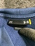 Under Armour 100% Polyester Blue Zip Up Hoodie Size 2T - photo 3