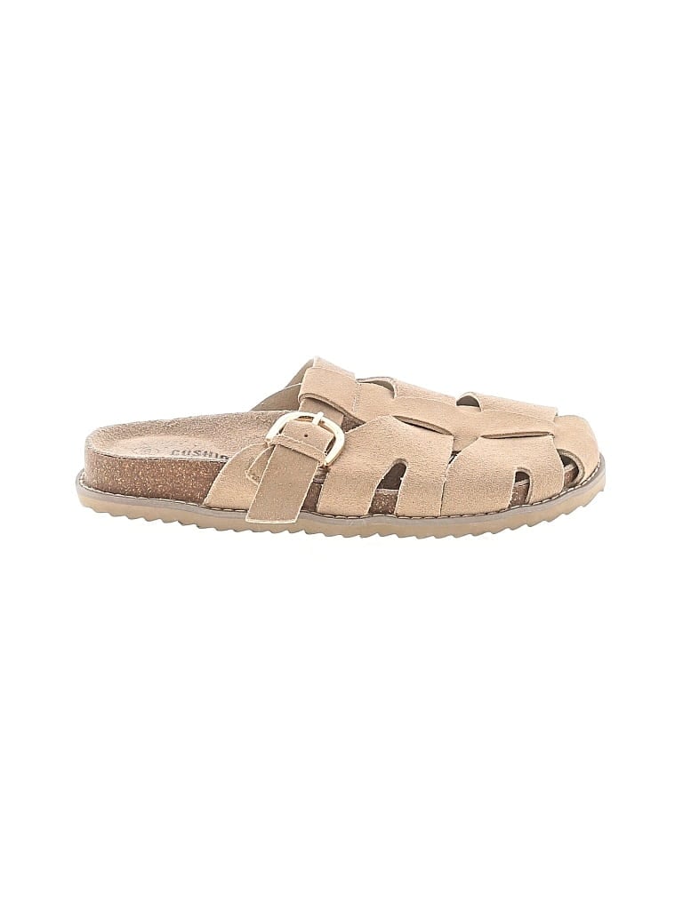 Pre-owned Cushionaire Sandals In Tan