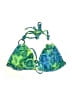 Guess Tropical Green Swimsuit Top Size XS - photo 1